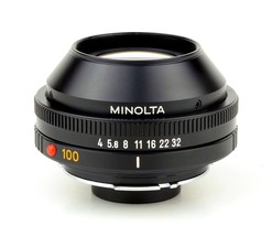 Minolta Md 100mm f/4 Auto Bellows Macro Lens Co Llectible Mi Nty! - £140.85 GBP