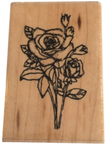 DOTS Rubber Stamp Roses Flowers Summer Plants Nature Garden Card Making Crafts - £4.78 GBP
