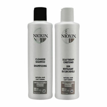 Nioxin System 1 Cleanser Shampoo and Scalp Therapy Conditioner Duo Set 10.1 oz - £23.53 GBP