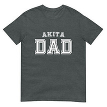 Retro Akita Dad Gift Akita Father Dog Owner Pet Daddy Short-Sleeve T-Shirt - £20.86 GBP