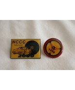 Lot of 2 Corvette Club 1999 2000 National Council Pin Hat Lapel NCCC Vin... - $9.50