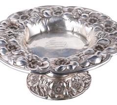 Antique American Sterling Whiting Lily Compote - $638.55