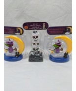Lot Of (3) Solar Dancing Halloween Decorations Witches Skull Heads  - $12.38