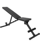 Adjustable Utility Black Bench Home Gym 700 Lbs Weight Bench Fitness Exe... - £83.29 GBP