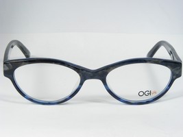 Ogi Kids Ok 300 1279 Blue Marble Demi Unique Eyeglasses Glasses 48-16-125mm - £46.60 GBP