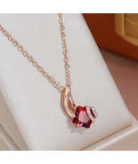 14K Gold Plated Elegant Handmade Necklace with Zircon, Classic  Design - $37.70+