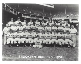 1951 Brooklyn Dodgers 8X10 Team Photo Baseball Picture Mlb - £3.88 GBP