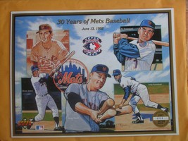 MLB 1992 Upper Deck 30 Years of Mets Baseball Unsigned 8x10 Photo Numbered - £2.31 GBP