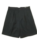 Perry Ellis Men&#39;s size 34 Portfolio Pleated Easy Care Shorts Black NEW - £17.71 GBP