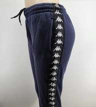 Kappa Sweatpants Joggers Track Pants Navy Blue Size Small Leg Stripe - £26.26 GBP