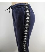 Kappa Sweatpants Joggers Track Pants Navy Blue Size Small Leg Stripe - £25.68 GBP