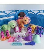 My Little Pony 35th Anniversary Peachy Pretty Parlor Playset 2018 w Mint... - £20.09 GBP