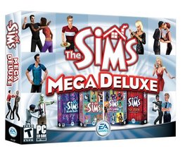 The Sims Mega Deluxe (The Sims / House Party / Livin&#39; Large / Hot Date) [video g - £53.54 GBP