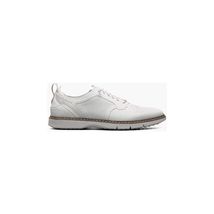 Stacy Adams Synchro Plain Toe Elastic Lace Up Sneaker White Shoes 25518-100 image 2