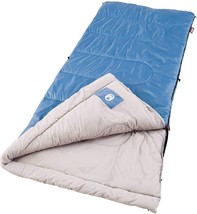 Coleman Sun Ridge 40°F Warm Weather Sleeping Bag, Blue - £40.29 GBP