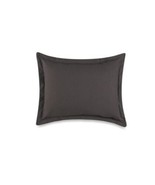 Levinsohn Smoothweave Tailored Standard Pillow Sham In Dark Gray - £7.84 GBP