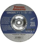 VIRGINIA ABRASIVES 424-53607 7&quot; x 1/4&quot; x 5/8&quot;-11 Thread, Depressed Center - €19,70 EUR