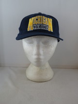 Michigan Wolverines Hat (VTG) - Block Script by DPM - Adult Snapback - $45.00