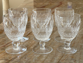 Waterford Crystal Set of 6 Colleen 8 OZ Water Goblet 5 1/4&quot; Tall - $349.00