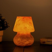 Mushroom Bedside Table Lamps - Glass Led Bedside Night Lamps, Vintage Small Tabl - $53.99