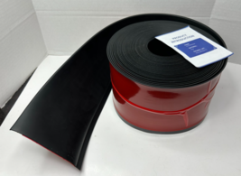 6" Wide BLACK Flexible PVC Peel &amp; Stick Baseboard Trim Molding (40 or 60... - $49.45