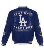 MLB Los Angeles Dodgers World Series Champion Wool Jacket Royal blue Emb... - £158.48 GBP