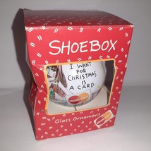 Vtg Hallmark Shoebox Master Card Ornament All I Want For Christmas Is A ... - $11.88