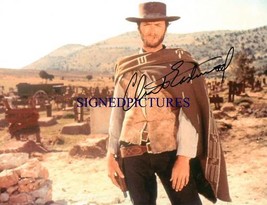 Clint Eastwood Autographed 8x10 Rp Photo The Good Bad And The Ugly - £11.74 GBP