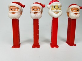 Vintage Pez Dispenser Santa Claus Bundle Set Of 4 Great To Collect - £7.41 GBP