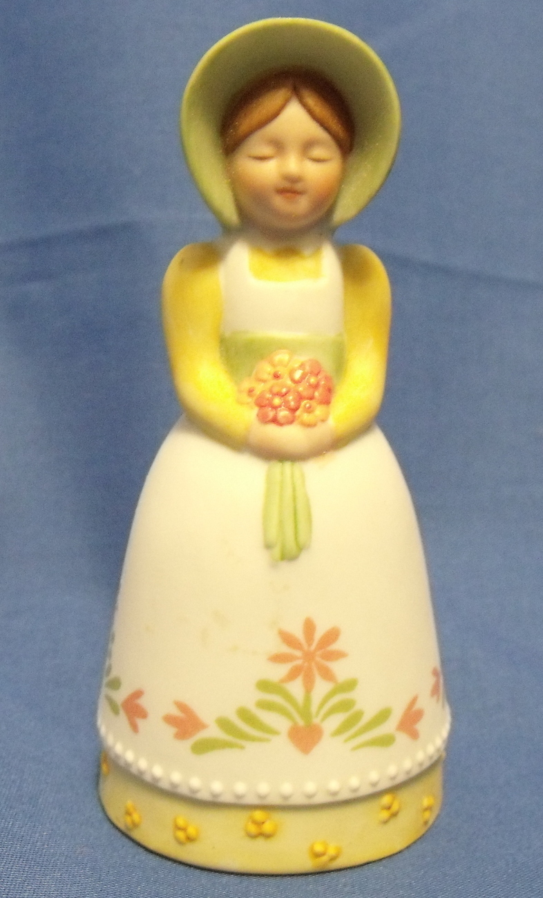 Primary image for Avon 1985 Porcelain Bell Country Girl Figurine