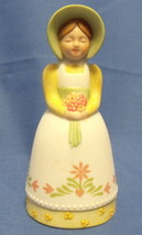 Avon 1985 Porcelain Bell Country Girl Figurine - £6.99 GBP