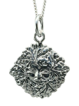 Gaia Necklace Pendant Mother Nature Goddess 18&quot; 925 Silver Boxed Pagan Jewellery - £36.07 GBP