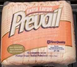 Prevail Adult Underpads - Package of 10 - Size Extra Large - 100% Latex ... - £15.56 GBP