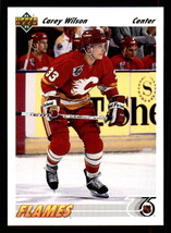 Calgary Flames Carey Wilson 1991 Upper Deck #538 - £0.39 GBP