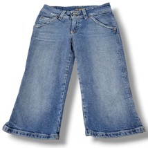 Hudson Jeans Size 26 W27&quot; x L16&quot; Capri Jeans Capris Distressed Blue Denim Pants - £21.51 GBP