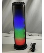 LED Bluetooth Speaker GenTek Soul Light Sound Reactive Lights Reacts to ... - £21.85 GBP