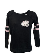 Welovefine Tentacle Kitty Cat Black Pink Pullover Sweater Size XS - $19.79