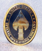 Big Special Operations Command Staff Badge For Shadow Boxes - No Pins On Reverse - £20.50 GBP