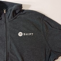 Shipt Gray 1/4 Zip Men's Employee Pocket Logo Hoodie Sweatshirt Jacket Size L image 4