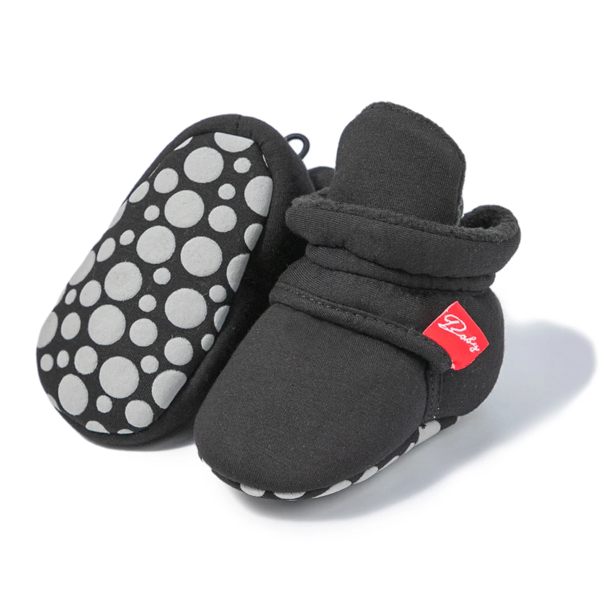 Play PlayUN Baby Girls Sock Shoes Infant Boys Autumn Winter Solid Color Cotton S - £23.15 GBP