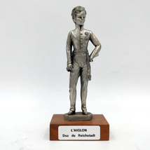 Les Etains du Prince L&#39;Aiglon Pewter Figurine wooden base - £30.33 GBP