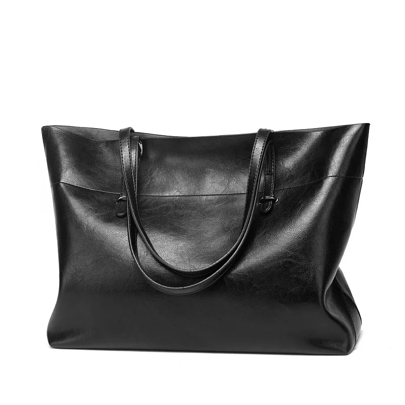 Brand Leather Tote Bag Women Handbags Female Designer Large Capacity Lei... - $50.01