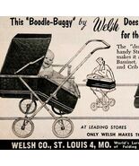 1956 Welsh Boodle Buggy Baby Carriage Advertisement Infant Stroller DWPP23 - $366.69 MXN