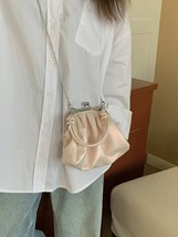 Sweet Pink White Girls Handbags Japanses Korean Fashion Dumpling Bag For Women S - £60.54 GBP