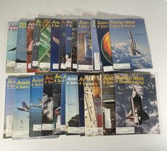 Lot Of 105 AVIATION WEEK &amp; SPACE TECHNOLOGY Magazines  Scattered Dates - $95.26