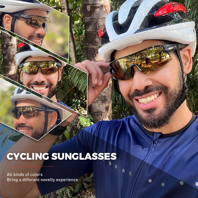 Sporting SCVCN Mountain Bicycle GlAes Sportings Men&#39;s SunglAes Photochromic Cycl - £50.35 GBP