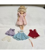VTG 1950s Ginny Type Hard Plastic 8&quot; Walker Doll Unbranded + Random Clot... - $60.93 CAD