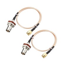 uxcell SMA Male to BNC Female Bulkhead RF Coaxial Cable RG316 Coax Cable... - $25.99