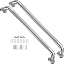 24 Inch Anti Slip Shower Grab Bar 1.25&quot; Diameter, Yuande 2 Pack Stainless Steel - $53.99