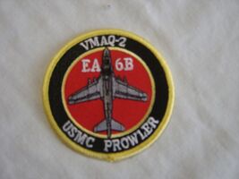 USMC PATCH - VMAQ-2 (EA--6B) USMC PROWLER NEW FULL COLOR - $6.44